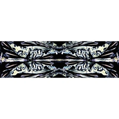 Cassandra Hone Beetle Shell And Oil Blue Large Scarf