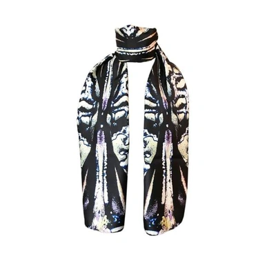 Cassandra Hone Beetle Shell And Oil Small Scarf
