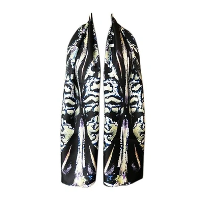 Cassandra Hone Beetle Shell And Oil Small Scarf