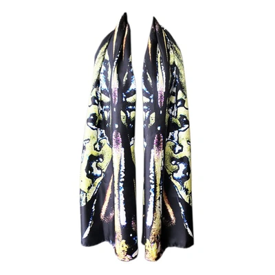 Cassandra Hone Beetle Shell And Oil Green Large Scarf