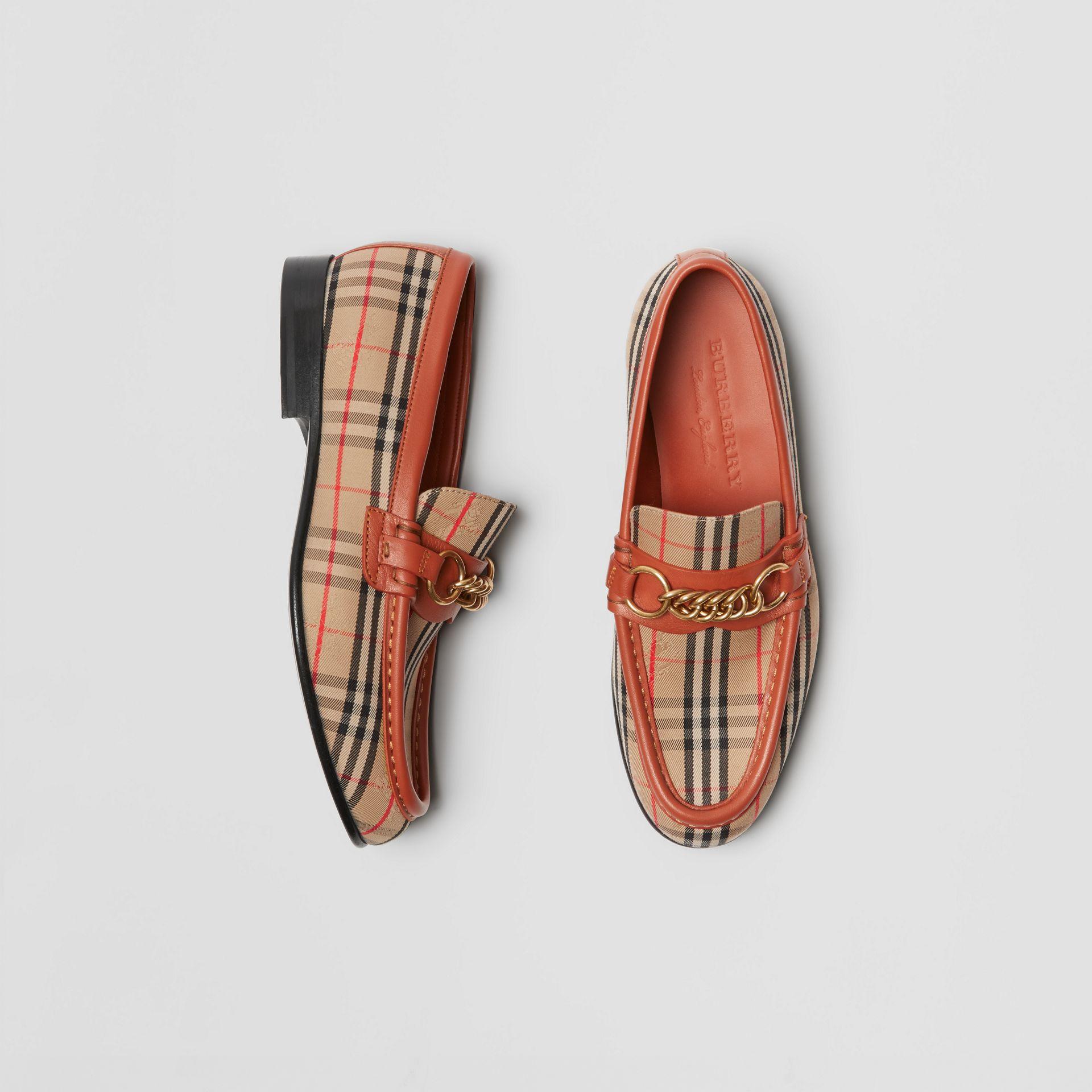burberry 1983 check link loafer