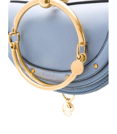 Shop Chloé Nile Minaudiere Bag In Blue