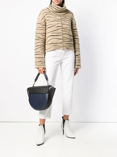 Shop Wandler Hortensia Shoulder Bag - Blue