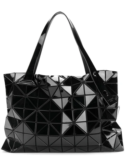 Shop Bao Bao Issey Miyake Geometric Style Shoulder Bag - Black