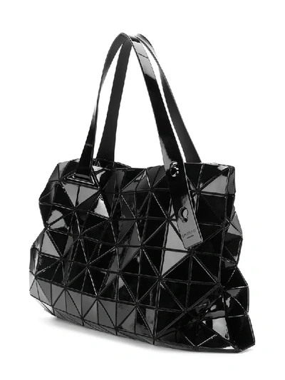 Shop Bao Bao Issey Miyake Geometric Style Shoulder Bag - Black