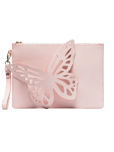 Shop Sophia Webster Clutch Mit Schmetterling - Rosa In Pink