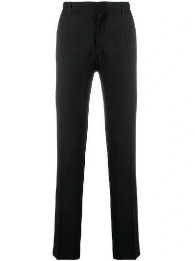 Shop Ann Demeulemeester Classic Tailored Trousers - Black