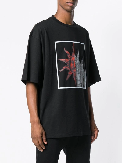 Shop Fausto Puglisi Printed T-shirt - Black