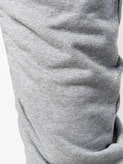 Shop Stella Mccartney Draped Track Trousers In Grey