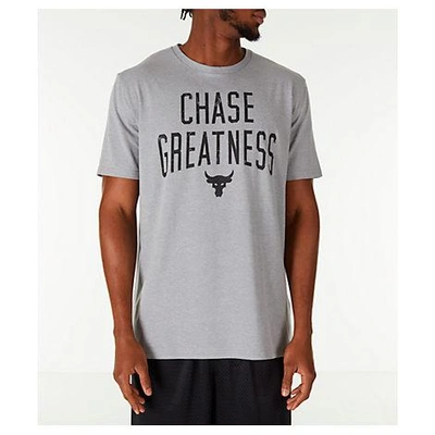 Paja Cortar Ver insectos Under Armour Men's X Project Rock Chase Greatness T-shirt, Grey | ModeSens