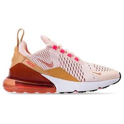 Shop Nike Women's Air Max 270 Casual Shoes In Pink Size 7.5