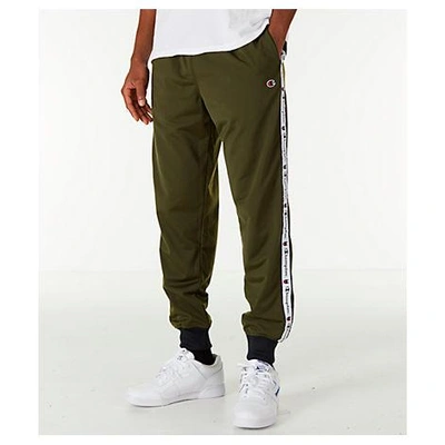 Champion Men's Side Tape Track Jogger Pants, Green | ModeSens