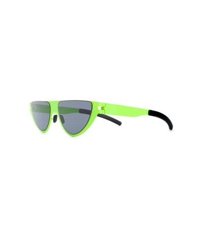 Shop Mykita + Martine Rose Kitt Green Cat Eye Sunglasses