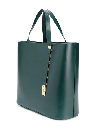 Shop Sophie Hulme Tote Bag - Green