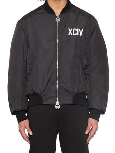 Shop Gcds Xciv Bomber Jacket In Black
