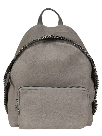Shop Stella Mccartney Small Falabella Backpack In Grey