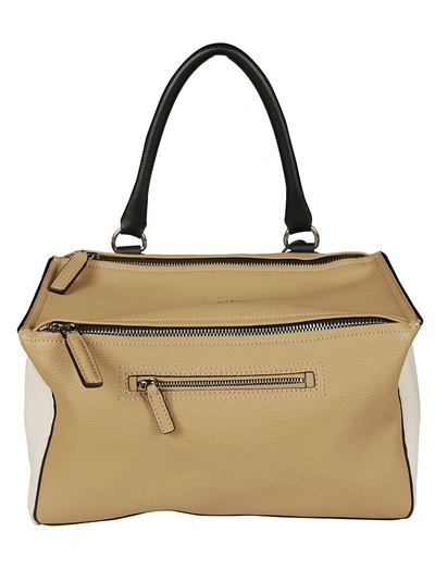 Shop Givenchy Pandora Box Tote In Light Beige