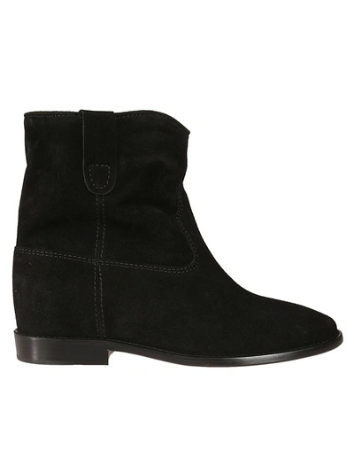 Shop Isabel Marant Étoile Crisi Ankle Boots In Black