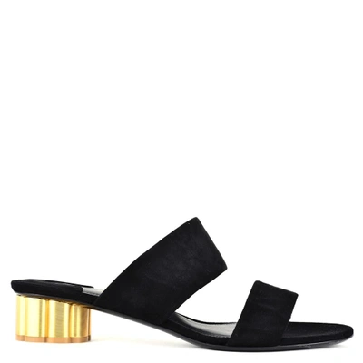 Shop Ferragamo Sandals In Nero