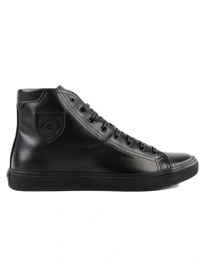 Shop Saint Laurent Bedford Hi-top Sneakers In Black