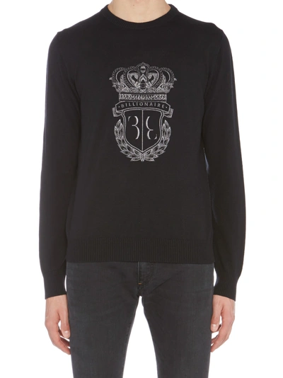 Shop Billionaire 'justin' Sweater In Black