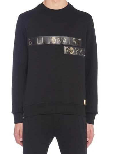 Shop Billionaire 'roy' Sweatshirt In Black