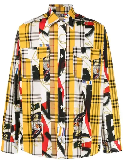 Shop Burberry  In Yellow