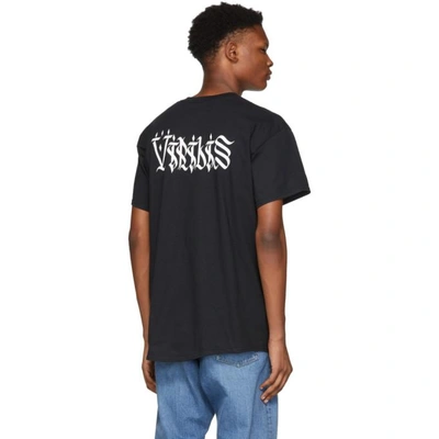 Shop Toga Virilis Black Logo Print T-shirt In 26/black
