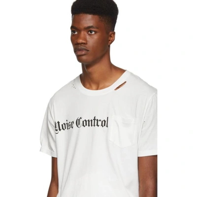Shop Stolen Girlfriends Club White Noise Control T-shirt In Truewhite