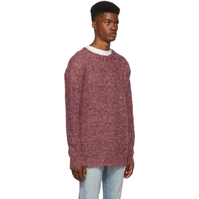 Shop Simon Miller Red And Indigo Mohair Sweater In 93928 Indig