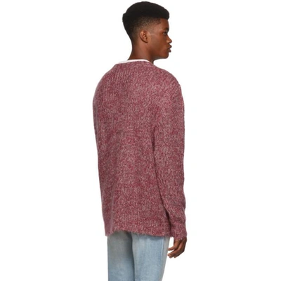 Shop Simon Miller Red And Indigo Mohair Sweater In 93928 Indig