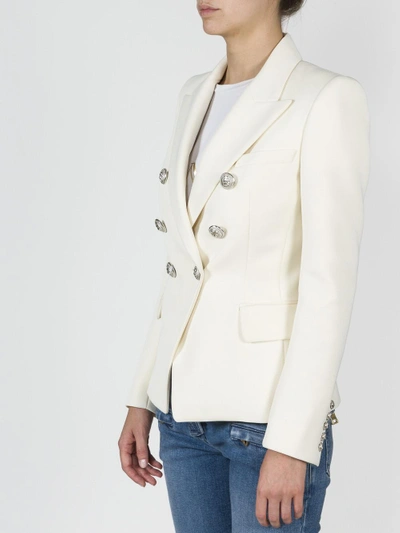 Shop Balmain Double Breasted Jacket