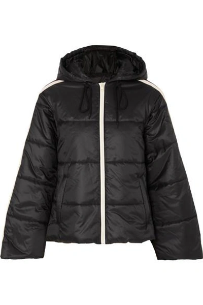 Shop Gucci Hooded Quilted Shell Jacket