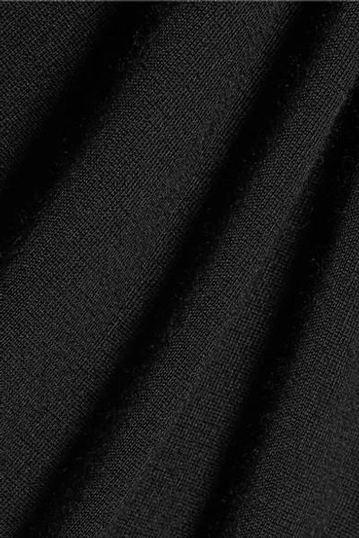 Shop Tom Ford Cashmere And Silk-blend Turtleneck Sweater In Black