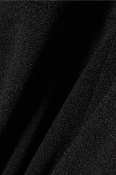 Shop Rebecca Vallance Dahlia Crepe Gown In Black