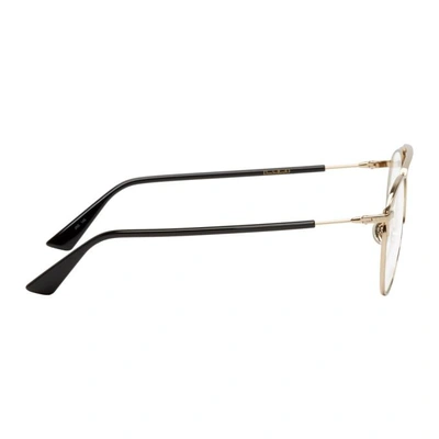 Shop Dior Gold So Real Optical Glasses In J5g Gold