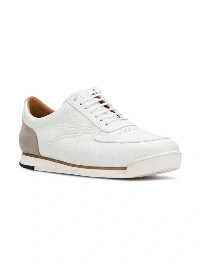 Shop John Lobb Porth Sneakers - White