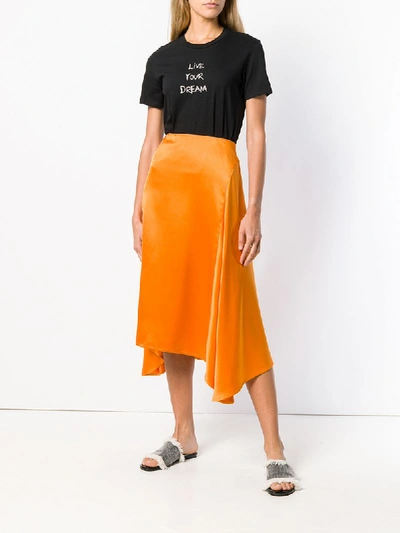 Shop Markus Lupfer Slogan T-shirt - Black