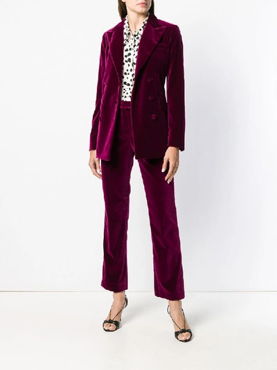 Shop Etro Double-breasted Fitted Blazer