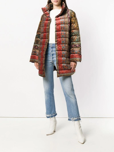 embroidered puffer jacket