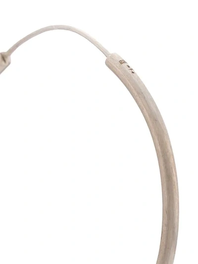 Shop Parts Of Four Padlock Hoop Earring In Metallic