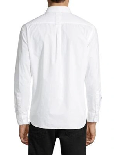 Shop P.l.c. Men In Silhouette Embroidered Shirt In White