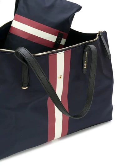 Shop Bally The Tote Bag In Blue