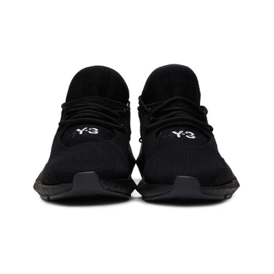 Shop Y-3 Black Saikou Boost Sneakers In Black/black