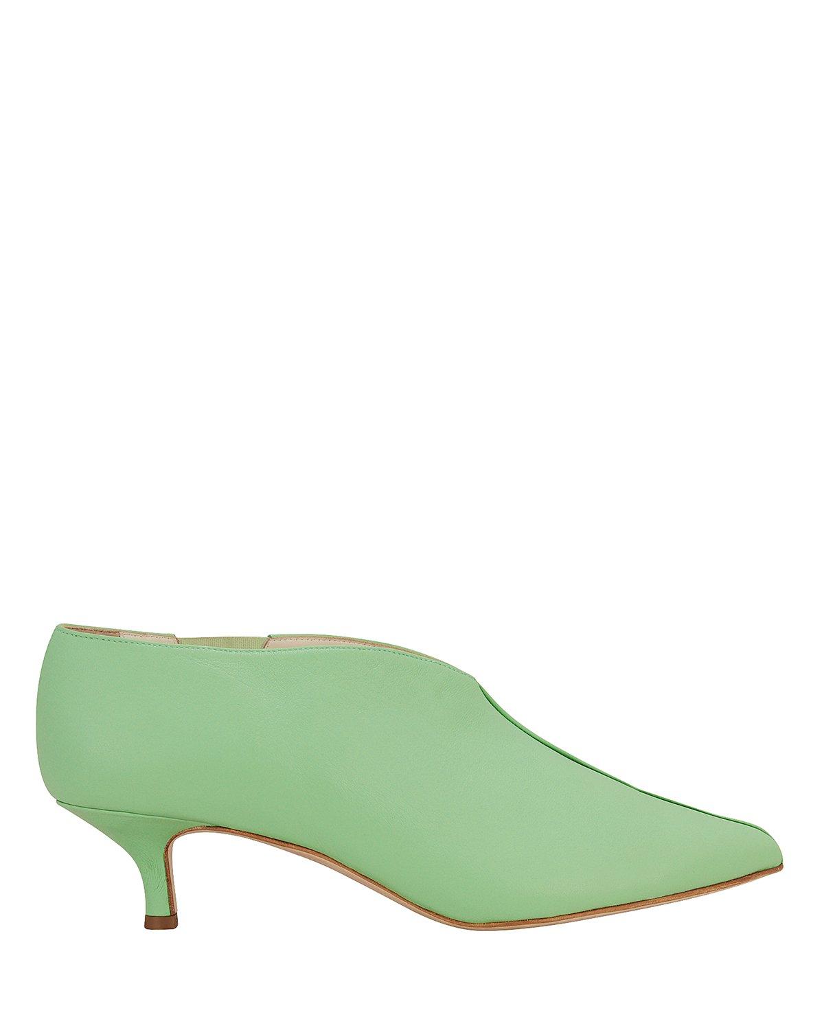 mint green kitten heels
