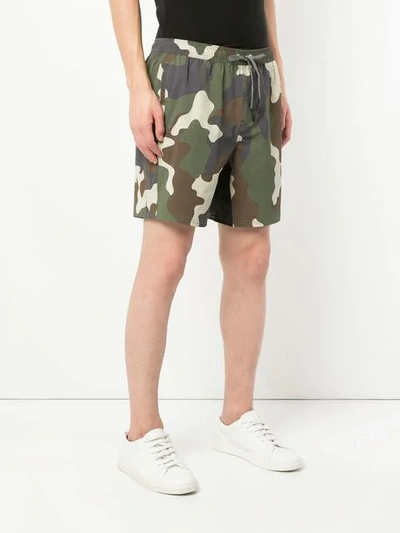 Shop The Upside Camouflage Shorts In Multicolour