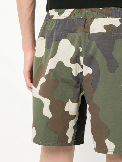 Shop The Upside Camouflage Shorts In Multicolour