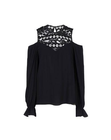 guess black blouse