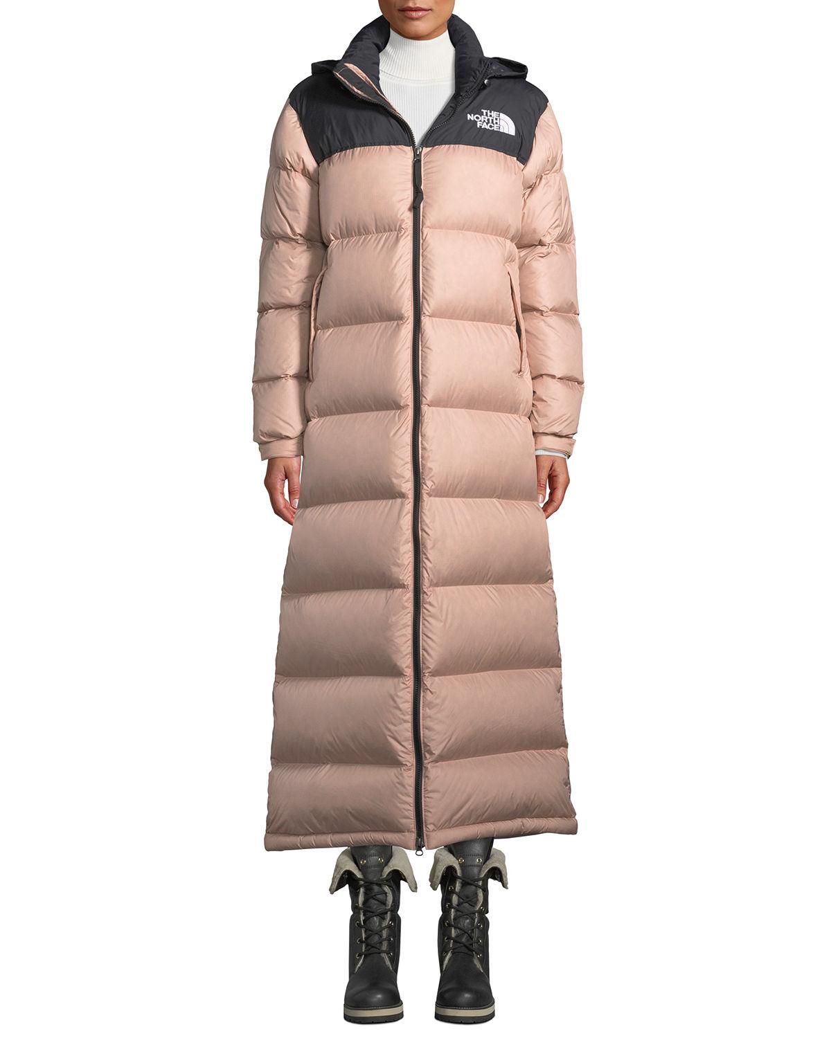 The North face пуховик длинный