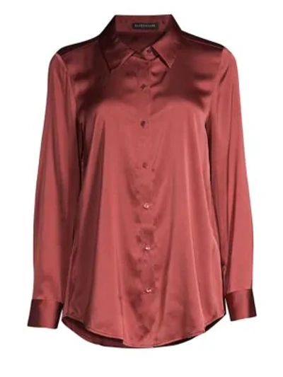 Shop Eileen Fisher Button-down Shirt In Monterey